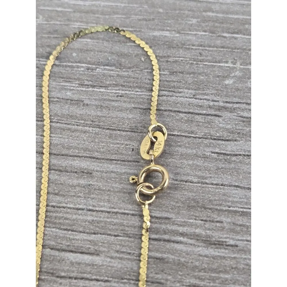 14K Yellow Gold 